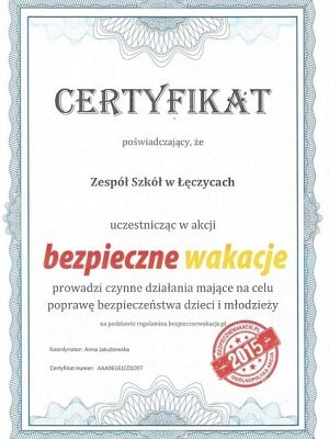 Bezpieczne wakacje