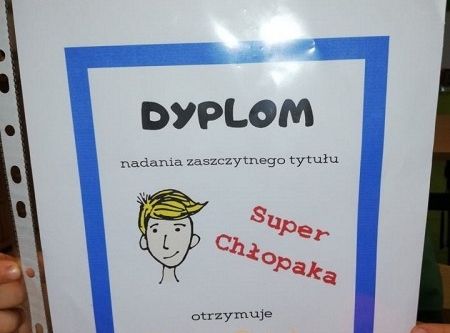 Dzień Chłopaka w klasie drugiej w Brzeźnie