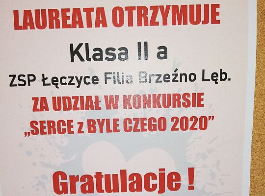 Gminnym Konkursie "Serce z byle czego"