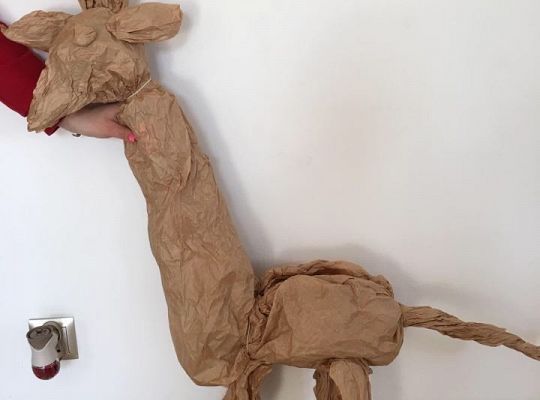 Spotkanie ze sztuką - rzeźby  i martwa natura  uczniów klasy III