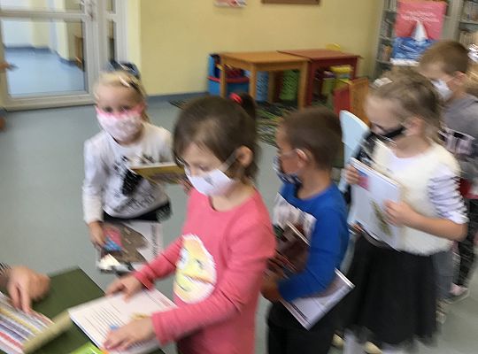 Mała Książka Wielki Człowiek - wizyta w bibliotece.