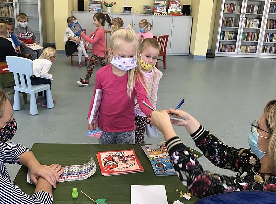 Mała Książka Wielki Człowiek - wizyta w bibliotece.