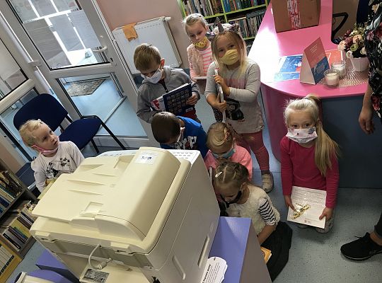 Mała Książka Wielki Człowiek - wizyta w bibliotece.