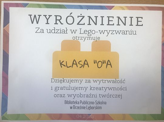 Lego - wyzwanie.